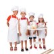 Gorro chef niños Blanco