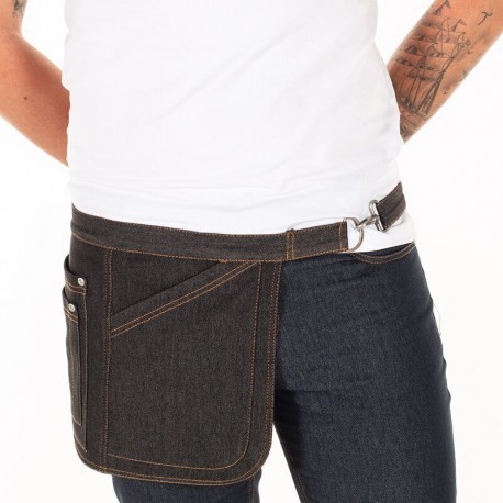 Delantal corto Denim