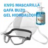 Pack Mascarillas FFP2, Gafa y Gel